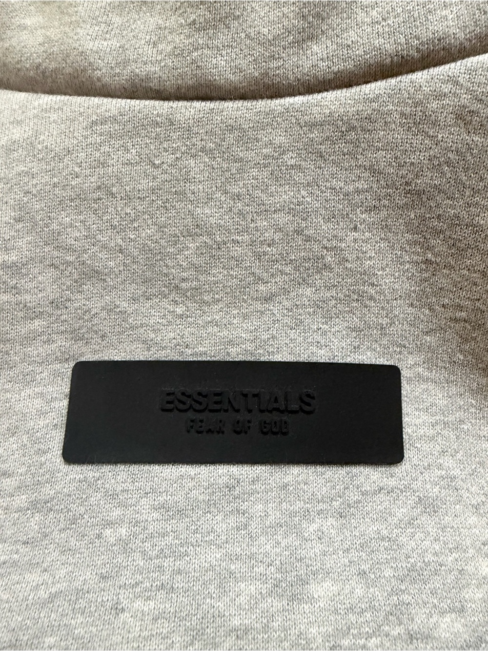 Fear of God Essentials Light Heather Grey Oversized Hoodie Medium Unisex - Picture 7 of 12
